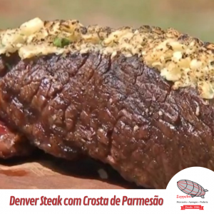 Denver Steak com crosta de parmesão